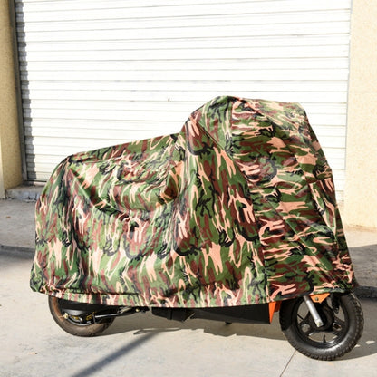 190T Polyester Taffeta All Season Waterproof Sun Motorcycle Mountain Bike Cover Dust & Anti-UV Outdoor Camouflage Bicycle Protector, Size: M by buy2fix