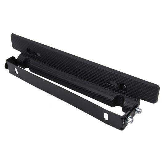 Car License Double Adjust Carbon Number Plate Adjustable Carbon Lead Plate Frame Holder Universal License Plate Holder Car Accessories by buy2fix