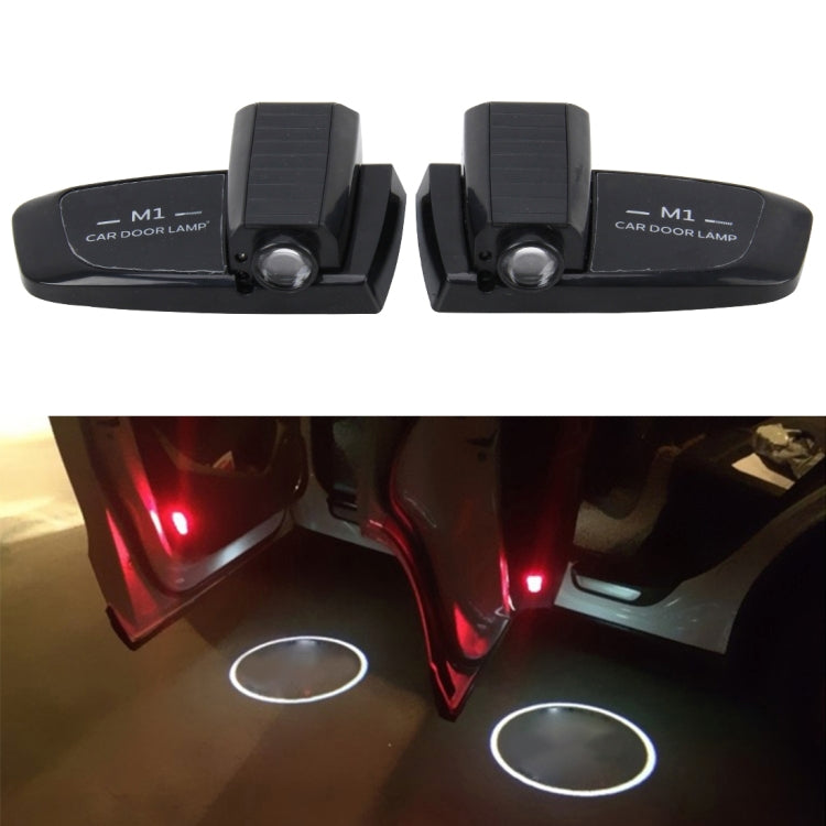 2 PCS Intelligent Induction HD Projection Car Door Welcome Lamp Display Logo for Land Rover(Black) - Door Lights by buy2fix | Online Shopping UK | buy2fix