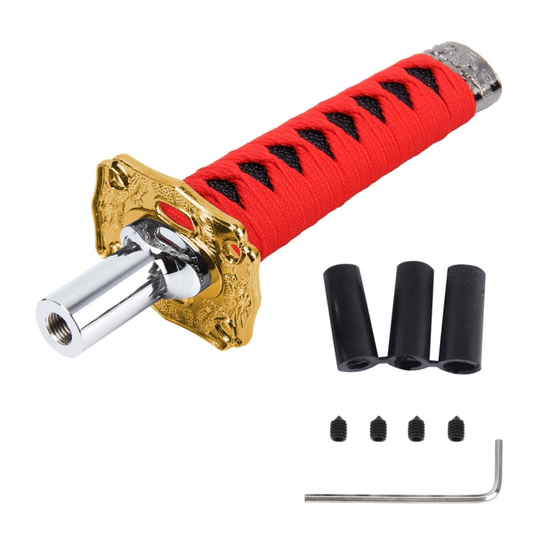 Universal Metal Hand Shape Shank Shape Decorative Strip Hand Brake Lever Hand Brake Cover Grips Hand Brake Protective Cover(Red) - Shift Knob by buy2fix | Online Shopping UK | buy2fix