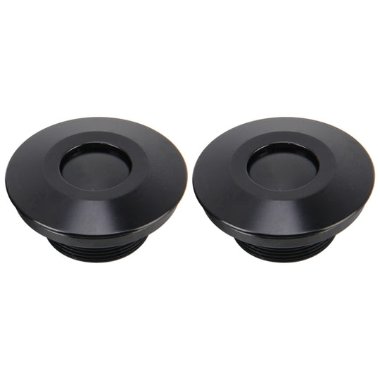 2 STÜCKE Racing Car Cover Lock Aluminiumlegierung Auto Modification Oil Cap Modified Engine Cover Lock Racing Front Cover Lock (Schwarz)