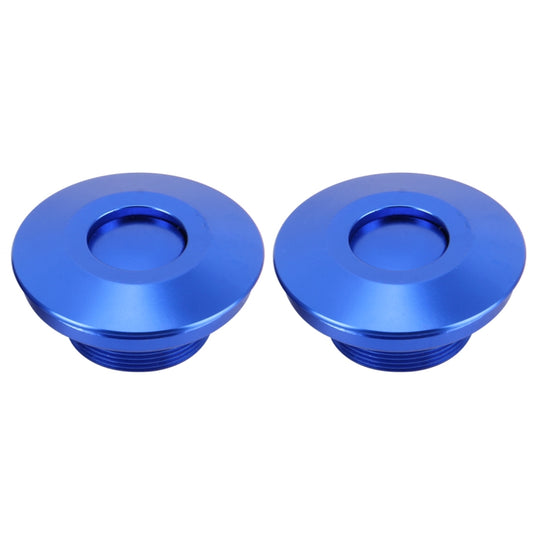 2 STÜCKE Racing Car Cover Lock Aluminiumlegierung Auto Modification Oil Cap Modified Engine Cover Lock Racing Front Cover Lock (Blau)