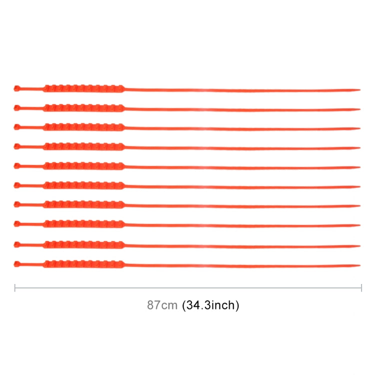 10 PCS Car Tire Emergency Single Grid Anti-skid Chains Tyre Anti-slip Chains by buy2fix