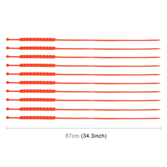 10 PCS Car Tire Emergency Single Grid Anti-skid Chains Tyre Anti-slip Chains by buy2fix