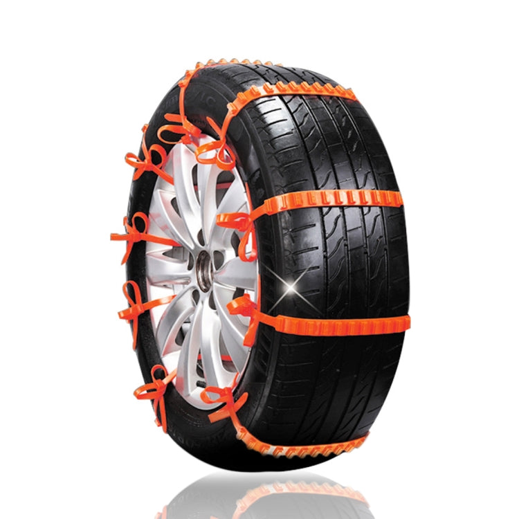 10 PCS Car Tire Emergency Single Grid Anti-skid Chains Tyre Anti-slip Chains by buy2fix