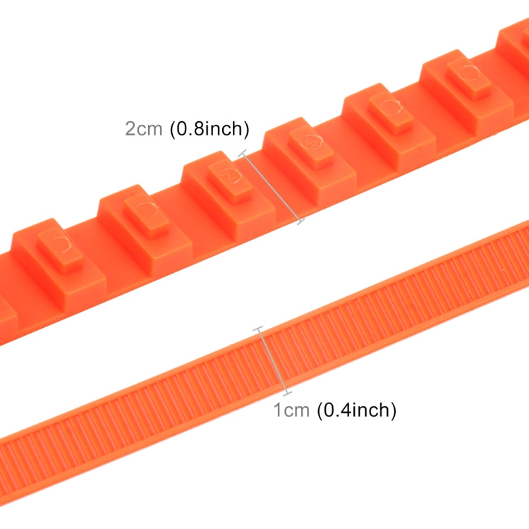 10 PCS Car Tire Emergency Single Grid Anti-skid Chains Tyre Anti-slip Chains by buy2fix