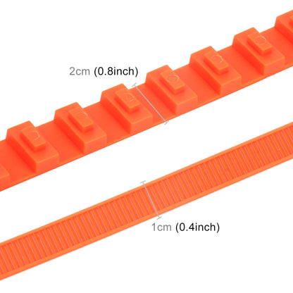 10 PCS Car Tire Emergency Single Grid Anti-skid Chains Tyre Anti-slip Chains by buy2fix