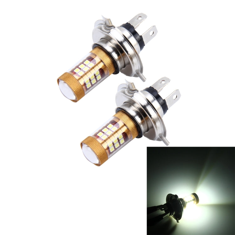 2 PCS H4 15W 1300 LM 6500K 28 SMD-3030 LEDs Car Fog Lights, DC 12V(White Light) - Fog / Driving Lights by buy2fix | Online Shopping UK | buy2fix