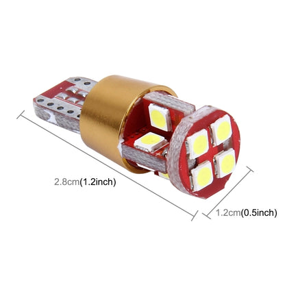 2 PCS T10 3W 300 LM 6000K Constant Current Car Clearance Light with 12 SMD-3030 Lamps, DC 9-18V(White Light) - Clearance Lights by buy2fix | Online Shopping UK | buy2fix