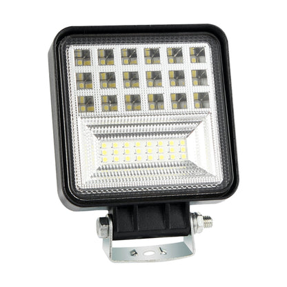 2 PCS 4 inch 20W Spot / Flood Light White Light Square-Shaped Waterproof Car SUV Work Lights Spotlight LED Bulbs, DC 9-30V - Work Lights by buy2fix | Online Shopping UK | buy2fix