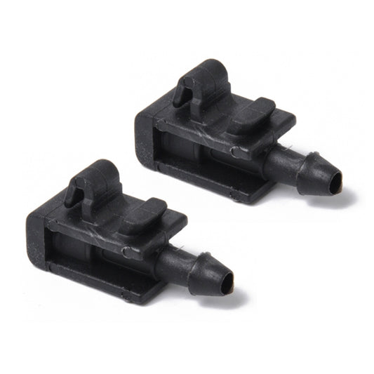 2 PCS Windshield Washer Wiper Jet Water Spray Nozzle Buckle 8200082347 for 2005-2007 Renault Megana 2 by buy2fix