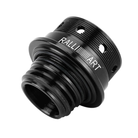 Couvercle de réservoir de moteur de bouchon d'huile en acier inoxydable modifié par voiture pour Mitsubishi, taille: 5,0 x 4,6 cm (noir)