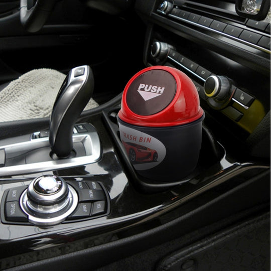 Multifunctional Portable Car Trash Rubbish Bin Ashtray Drink Bottle Cup Holder Tidy Organizer, Size: 170 x 98 x 67 mm(Red)