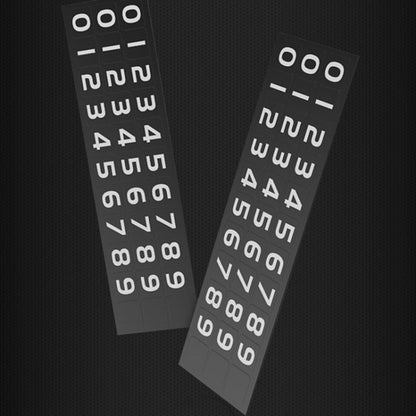 Creative Temporary Parking Card Car Sticker (Silver) by buy2fix