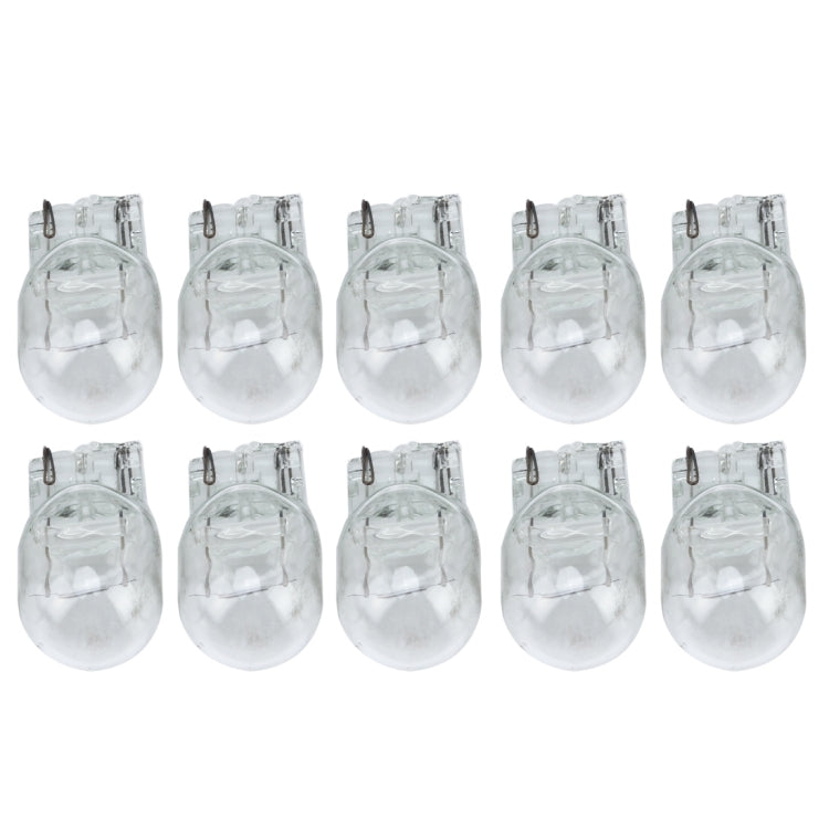 10 PCS 7440 3W Car Turn Light with Glass Shell, DC 12V (Warm White) - Arrow Turn Lights by buy2fix | Online Shopping UK | buy2fix