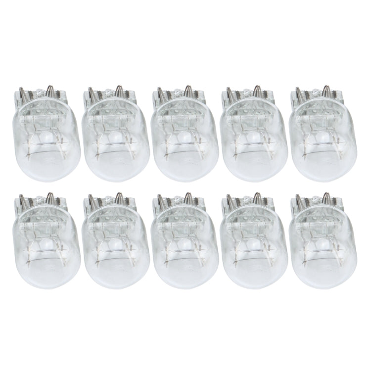 10 PCS 7443 3W Car Turn Light with Glass Shell, DC 12V (Warm White) - Arrow Turn Lights by buy2fix | Online Shopping UK | buy2fix