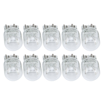 10 PCS 7443 3W Car Turn Light with Glass Shell, DC 12V (Warm White) - Arrow Turn Lights by buy2fix | Online Shopping UK | buy2fix