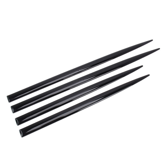 4 PCS Car Auto Door Side Edge Metal Anti-scratch Body Guard Protection Strip Sticker(Black) by buy2fix