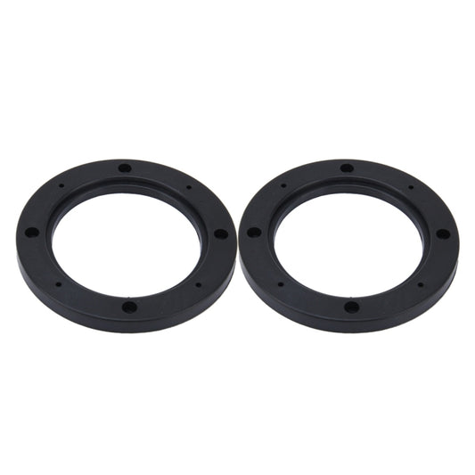 2 PCS 4 inch Car Auto ABS Loudspeaker Base Protection Hollow Cover Holder Mat, Inner Diameter: 10cm by buy2fix