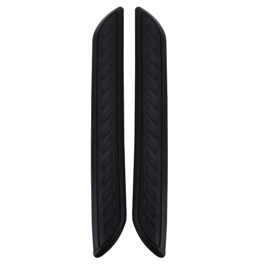 2 PCS Universal Car Auto Rubber Body Bumper Guard Protector Strip Sticker(Black) by buy2fix