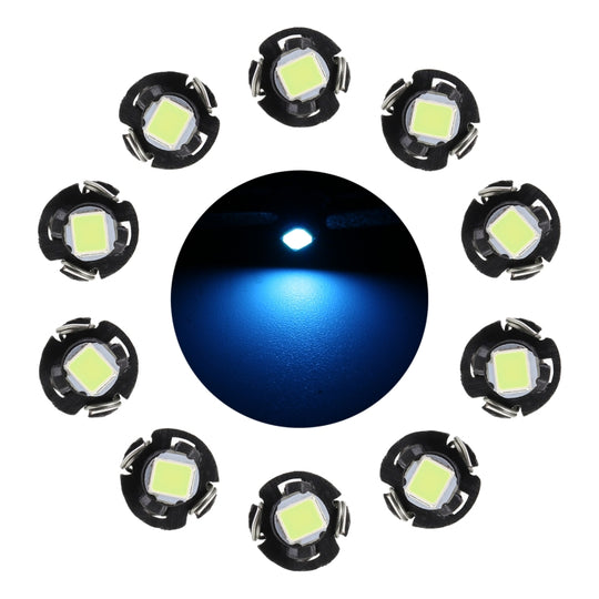 10 PCS 0.5W T3 Instrument Panel LED Light Dashboard Indicator Lamp Bulb (Ice Blue Light)