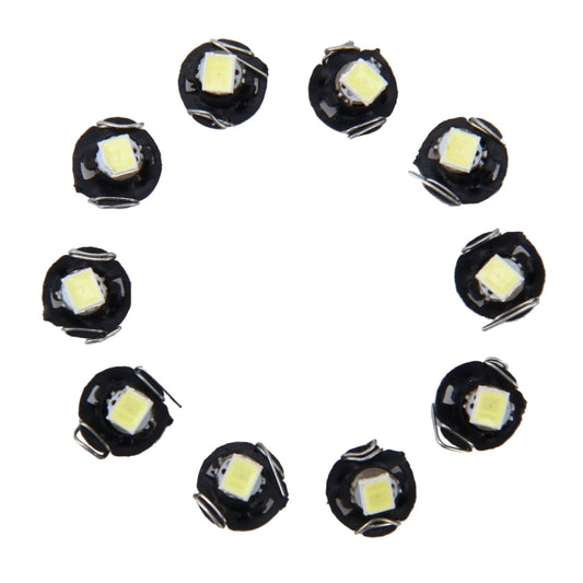 10 PCS 0.5W T3 Instrument Panel LED Light Dashboard Indicator Lamp Bulb(White Light) by buy2fix