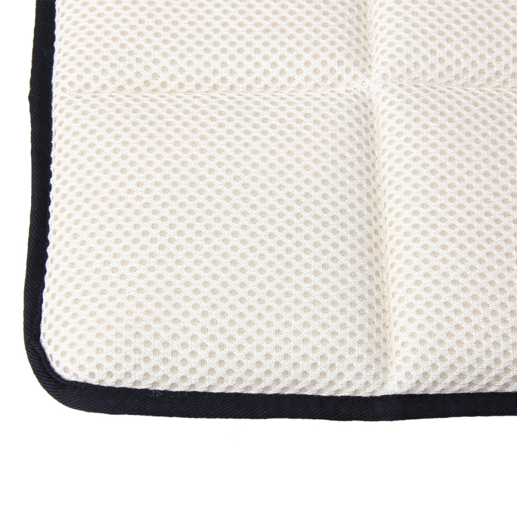 Universal Breathable Four Season Auto Ice Blended Fabric Mesh Seat Cover Cushion Pad Mat for Car Supplies Office Chair(Khaki) - Seat Accessories by buy2fix | Online Shopping UK | buy2fix