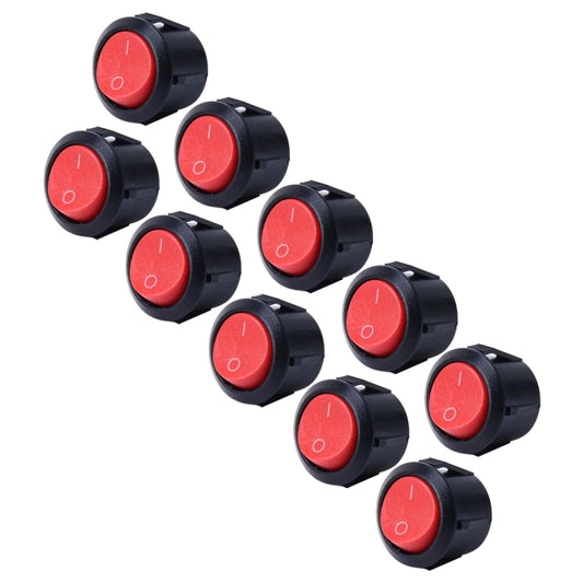 10 PCS Car Auto Universal DIY 2 Pin Round Cap OFF- ON Push Button by buy2fix