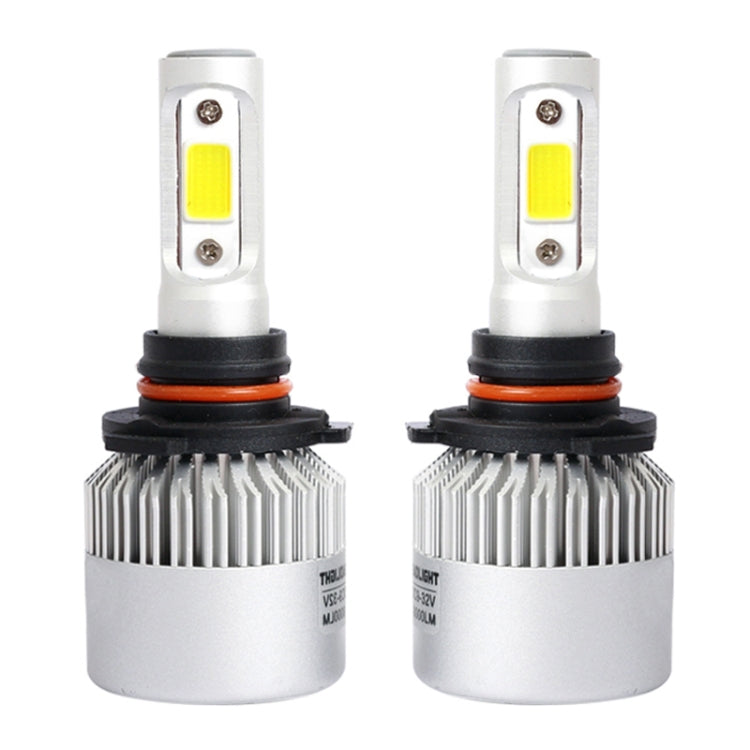 S2 2PCS 9005 18W 1800LM 6500K 2 COB LED Waterproof IP67 Car Headlight Lamps, DC 9-32V(White Light) - LED Headlamps by buy2fix | Online Shopping UK | buy2fix