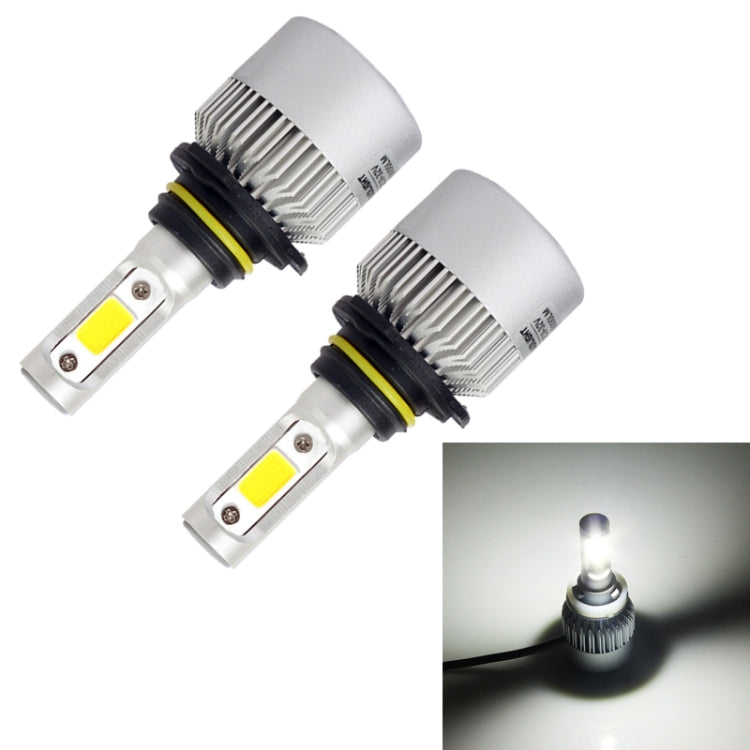 S2 2PCS 9006 36W 4000LM 6500K 2 COB LED Waterproof IP67 Car Headlight Lamps, DC 9-32V(White Light) - LED Headlamps by buy2fix | Online Shopping UK | buy2fix