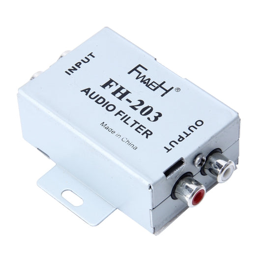 FH-203 12V Vehicle Car Audio Amplifier Noise Filter RCA Plug Loop Isolator for DVD Stereos by buy2fix