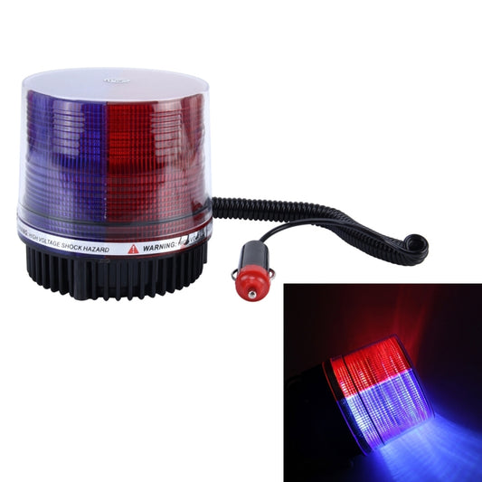 Brilliant Strong Xenon Strong Red Light And Blue Light Magnetic Doom Installation Flash Strobe Warning Light, DC 12V, Wire Length: 50cm - Warning Lights by buy2fix | Online Shopping UK | buy2fix