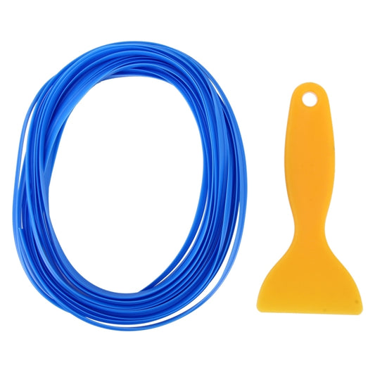 5m Flexible Trim For DIY Automobile Car Interior Moulding Trim Decorative Line Strip with Film Scraper(Blue) by buy2fix