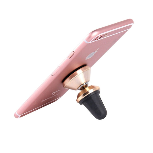 Universal Magnetic Car Air Vent Mount Phone Holder, For iPhone, Samsung, Huawei, Xiaomi, HTC and Other Smartphones(Gold) by buy2fix