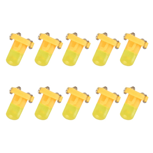10 PCS 2W T3 Wedge Instrument Panel LED Light Dashboard Gauge Cluster Indicator Lamp Bulb(Amber) by buy2fix