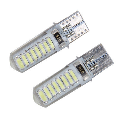 2PCS T10 3W 16 SMD-4014 LEDs Car Clearance Lights Lamp, DC 12V(White Light) - Clearance Lights by buy2fix | Online Shopping UK | buy2fix