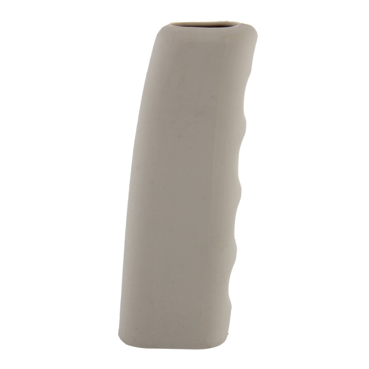 Rubber Car Hand Brake Cover Shift Knob Gear Stick Cushion Cover Car Accessory Interior Decoration Pad(Khaki) by buy2fix