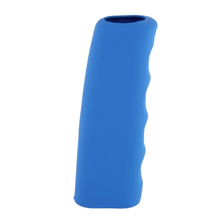 Rubber Car Hand Brake Cover Shift Knob Gear Stick Cushion Cover Car Accessory Interior Decoration Pad(Blue) by buy2fix