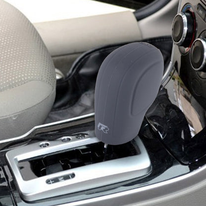 Rubber Car Hand Brake Head Cover Shift Knob Gear Stick Cushion Cover Car Accessory Interior Decoration Pad(Grey) by buy2fix
