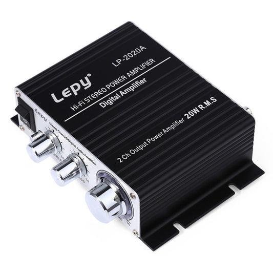 LP-2020A Car / Household HIFI Amplifier Audio, Support MP3, UK Plug with 3A Power Supply by buy2fix