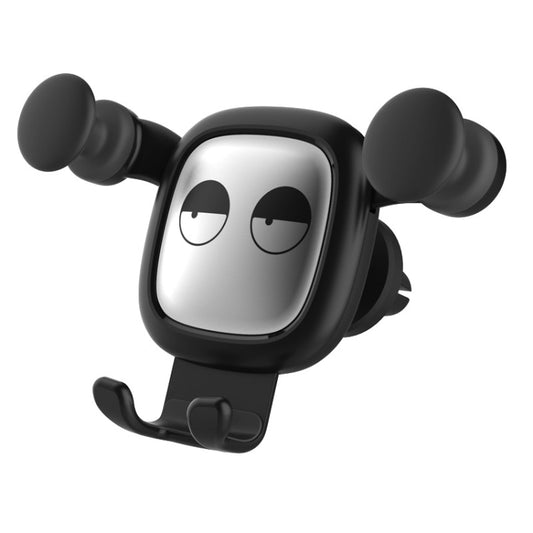 Big Eyes Pattern Gravity Cartoon Air Vent Car Mount Phone Holder(Black) by buy2fix