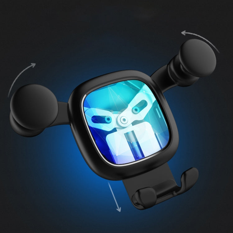 Big Eyes Pattern Gravity Cartoon Air Vent Car Mount Phone Holder(Black) by buy2fix