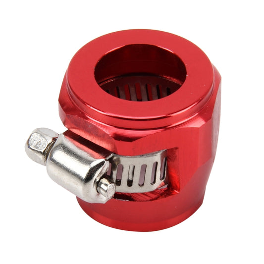 AN10 Car Performance Aluminum Accessories Adapter Nitrite Hose Finisher Adapter Nylon Braided Hose Clamp Red Finish, Random Color Delivery by buy2fix