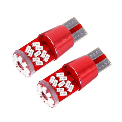 2 PCS T10 5W 27 SMD-3014 LEDs Car Clearance Light Lamp, DC 12V(Red Light) - Clearance Lights by buy2fix | Online Shopping UK | buy2fix