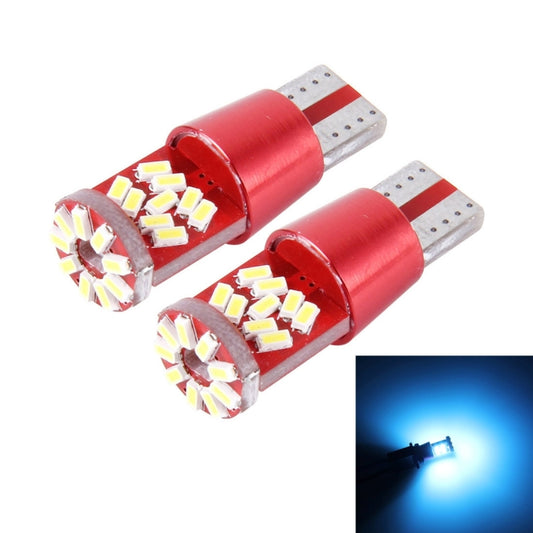 2 PCS T10 5W 27 SMD-3014 LEDs Car Clearance Light Lamp, DC 12V(Ice Blue) - Clearance Lights by buy2fix | Online Shopping UK | buy2fix