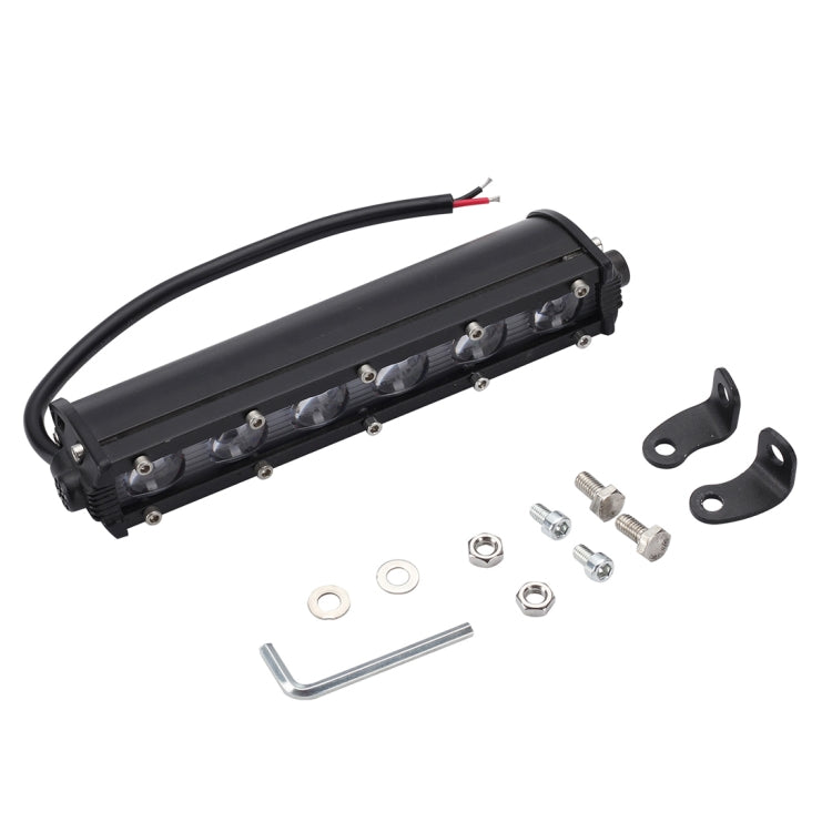 2 PCS 8 inch 18W 6000K IP67 1800ML Car Boat Marine Work Lights Spotlight LED Bulbs, DC 9-30V by buy2fix