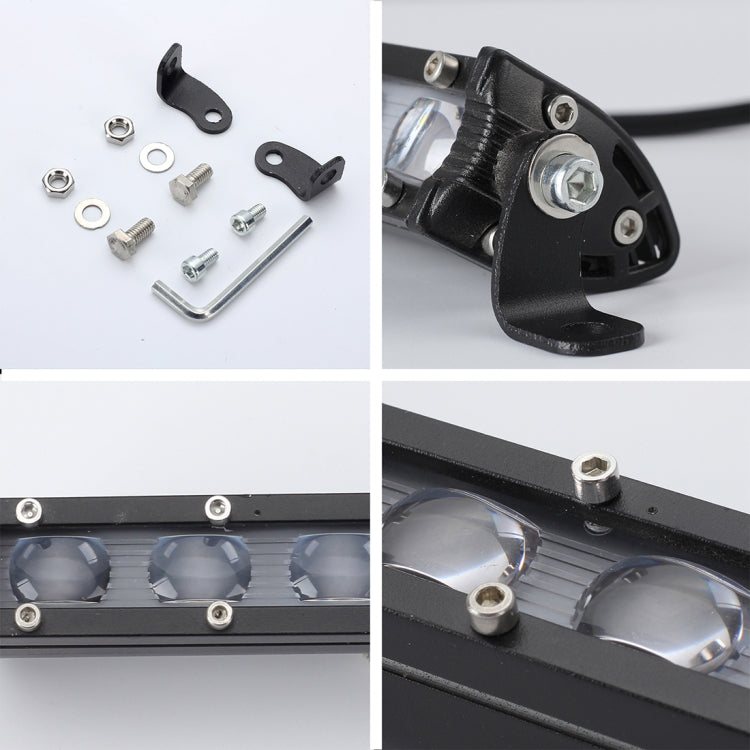 2 PCS 8 inch 18W 6000K IP67 1800ML Car Boat Marine Work Lights Spotlight LED Bulbs, DC 9-30V by buy2fix