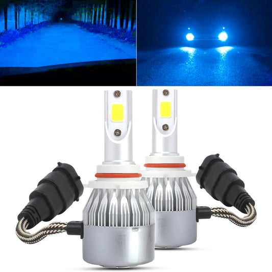 2 PCS 9006 18W 1800 LM 8000K IP68 Casnbus Constant Current Car LED Headlight with 2 COB Lamps, DC 9-36V(Ice Blue Light) - LED Headlamps by buy2fix | Online Shopping UK | buy2fix