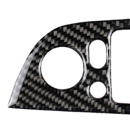 Car Carbon Fiber Window Lift Panel With Folding Key Soild Decorative Sticker for Left Drive BMW Z4 2009-2015 by buy2fix