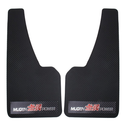 A Pair 3D Carbon Universal Racing Mudflaps Mud Guard Mudguards Fender - In Car by buy2fix | Online Shopping UK | buy2fix